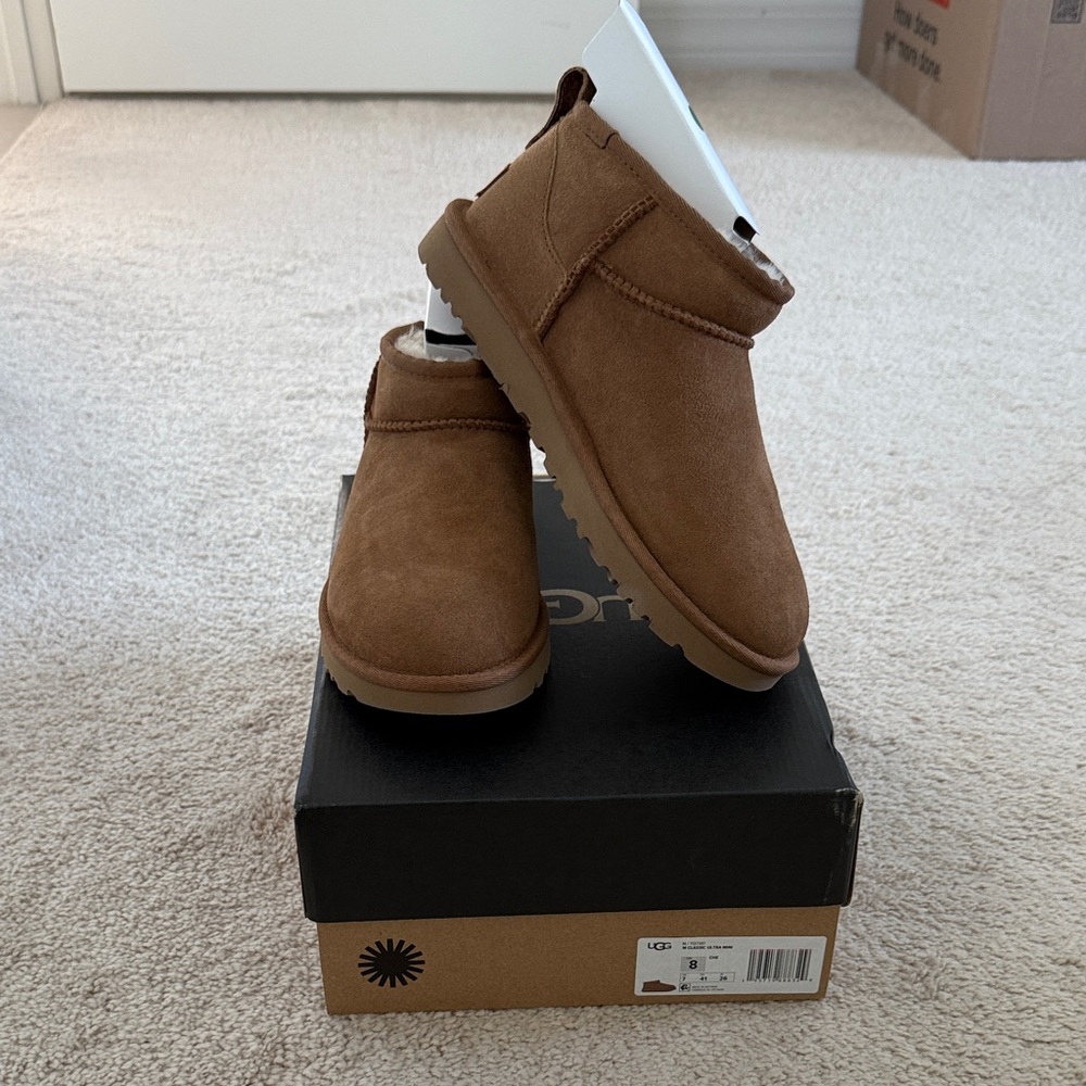 Ugg Classic Ultra Mini Brown Shoes